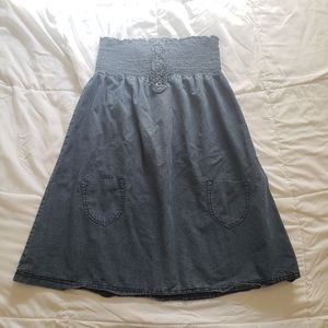 Mossimo Strapless Denim Dress XL